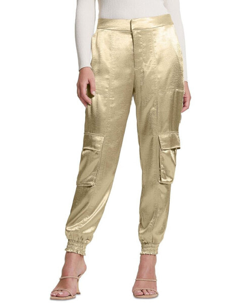 Women's Soundwave High-Rise Satin Cargo Pants