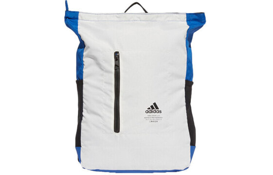 Рюкзак спортивный Adidas neo TOP-ZIP FT8756 белого цвета