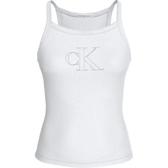 CALVIN KLEIN JEANS Outlined Strappy sleeveless T-shirt