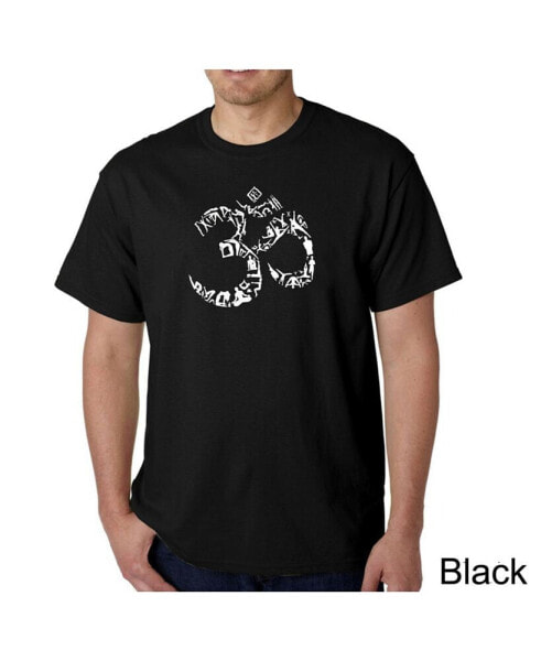 Men's Word Art T-Shirt - Om Symbol