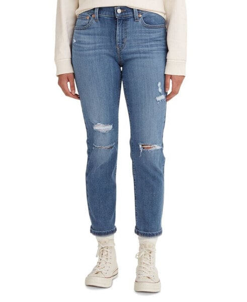 Women's Relaxed Boyfriend Tapered-Leg Jeans