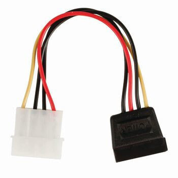 Nedis CCGP73500VA015 - 0.15 m - Molex (4-pin) - SATA 15-pin - Male - Female - Polybag