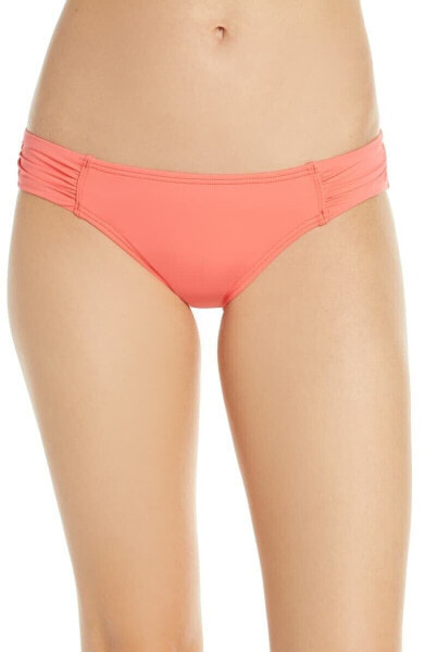 TOMMY BAHAMA Womens 174909 Side Shirred Hipster Bikini Bottoms Pink Size S