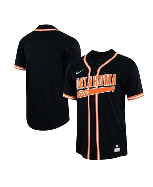 Men's Black Oklahoma State Cowboys Replica Baseball Jersey