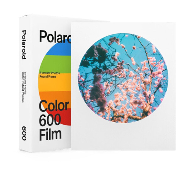 POLAROID ORIGINALS Color 600 Film Round Frame 8 Instant Photos