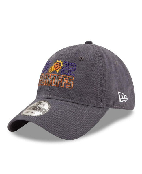 Men's Gray Phoenix Suns 2022 NBA Playoffs Bubble Letter 9TWENTY Adjustable Hat