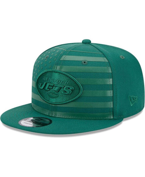 Бейсболка New Era мужская Green New York Jets Independent 9Fifty Snapback Hat