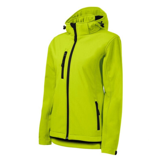 Куртка для туризма женская Malfini Softshell Performance Lime 52162