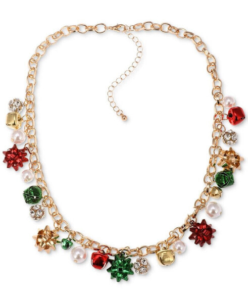 Gold-Tone Garland Statement Necklace, 18" + 3" extender, Created for Macy's