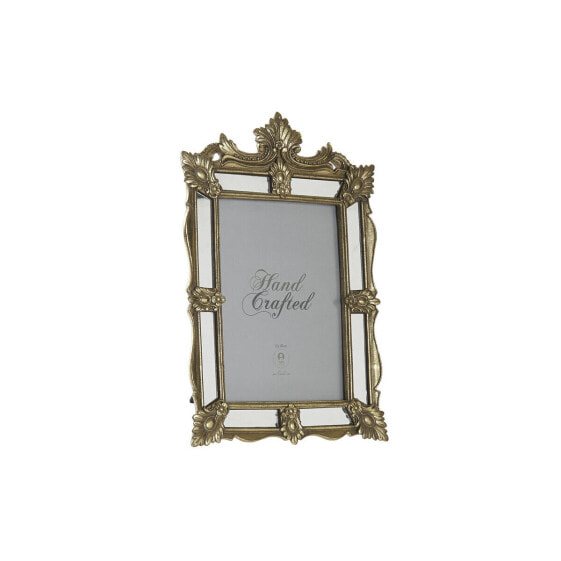 Фото рамка DKD Home Decor Шампанское Металл Смола Стеклянный Зеркало Shabby Chic 30 x 40 cm 18,7 x 2 x 27,7 cm