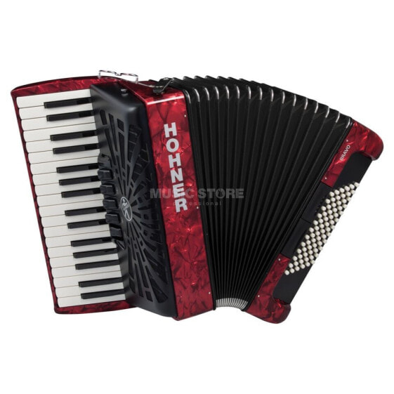 Hohner Bravo III 72 red silent key