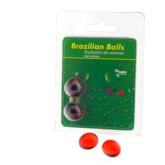 Интимный шарик DIVERTY SEX Set 2 Brazilian Balls с ароматом клубники и вишни