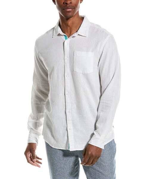 Vintage Summer Linen-Blend Shirt Men's