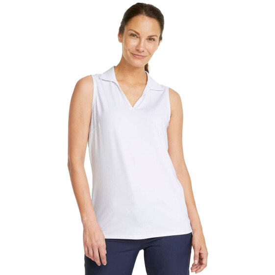 Топ PUMA Women's Cloudspun Coast Sleeveless Polo