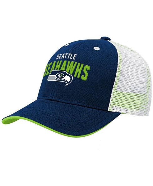 Бейсболка для мальчиков OuterStuff Seattle Seahawks Core Lockup Snapback Hat