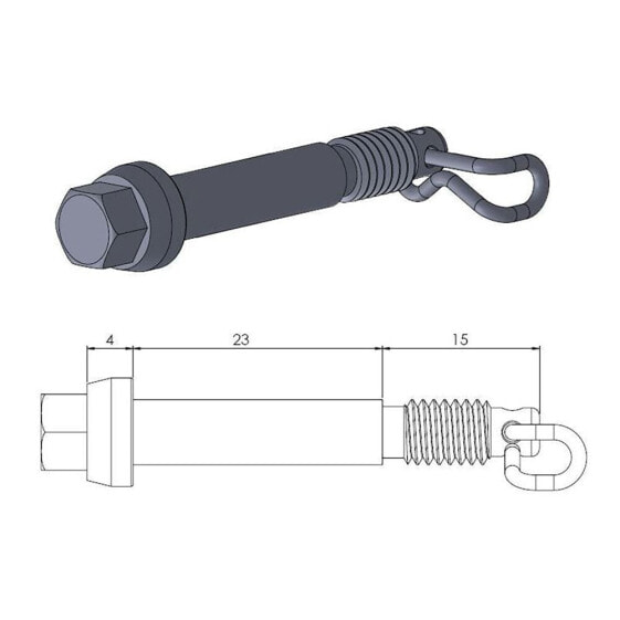 MOTO-MASTER GasGas/Husqvarna/KTM 213046 Brake Pad Pin