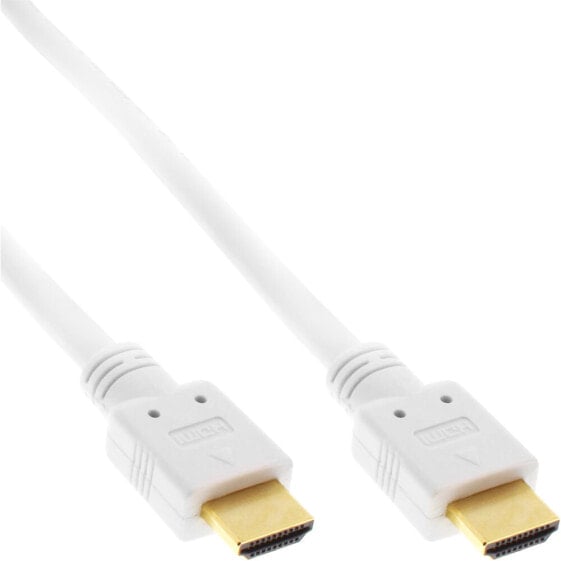 InLine HDMI/HDMI 10m HDMI кабель HDMI Тип A (Стандарт) Белый 17510W