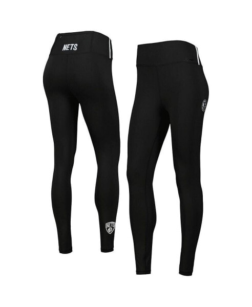 Women's Black Brooklyn Nets Classics Lux Leggings