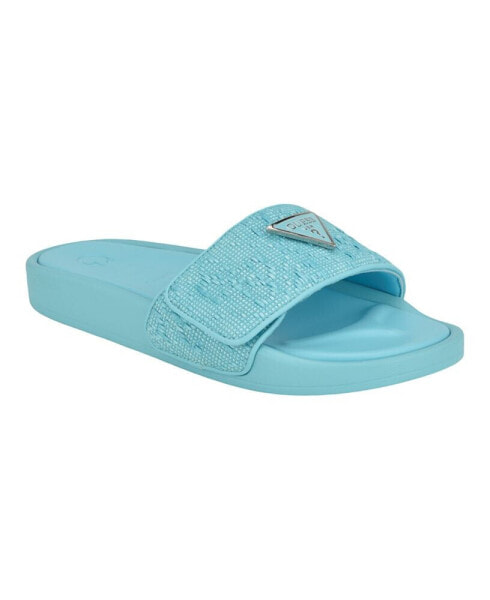 Women's Callena Logo Pool Slides