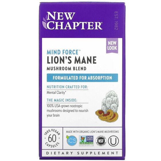 Lion's Mane, 60 Vegan Capsules