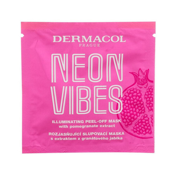 Dermacol Neon Vibes Illuminating Peel-Off Mask 8 ml gesichtsmaske für Frauen