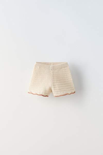 Knit bermuda shorts