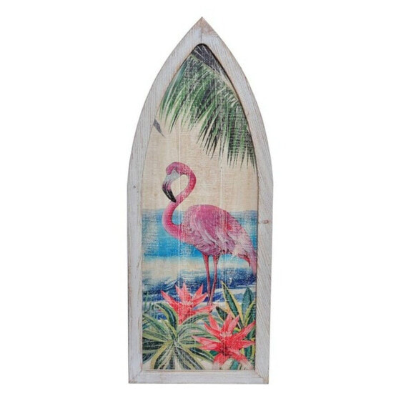 Деревянный тропический фламинго в <b>Настенный декор DKD Home Decor</b>