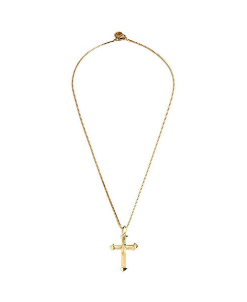 THIRD CROWN hEDRON CROSS NECKLACE