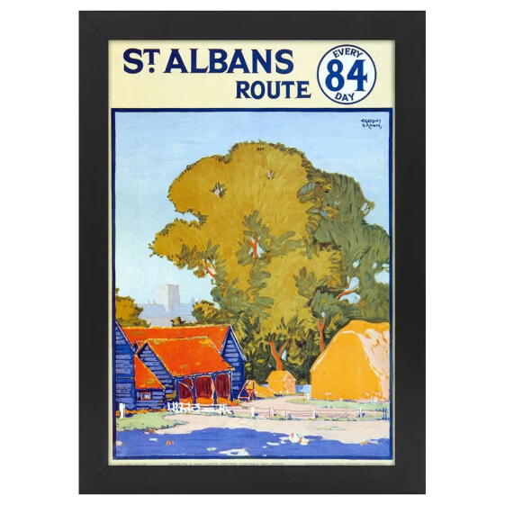 Bilderrahmen Poster 1916 St Albans