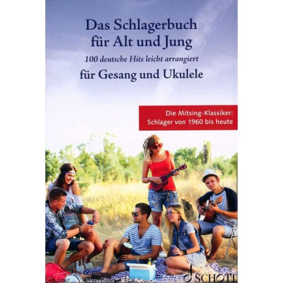 Укулеле Schott Schlagerbuch Alt und Jung