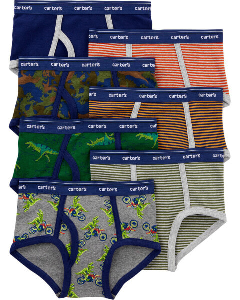 7-Pack Cotton Briefs Underwear 2-3