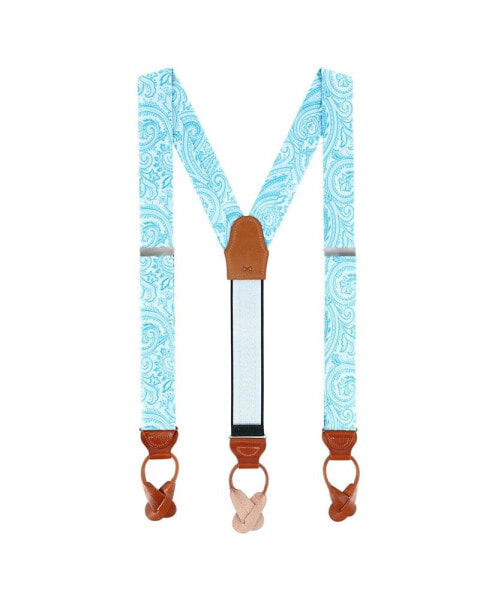 Men's Sobee Silk Button End Suspenders