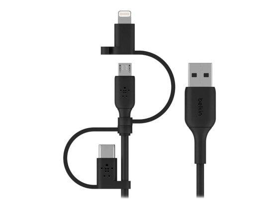 Кабель универсальный Belkin USB-A на USB-C / Micro-USB / Lightning