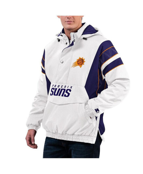 Куртка Half-Zip белая для мужчин Starter Phoenix Suns Home Team