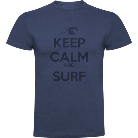 KRUSKIS Surf Keep Calm And Surf short sleeve T-shirt