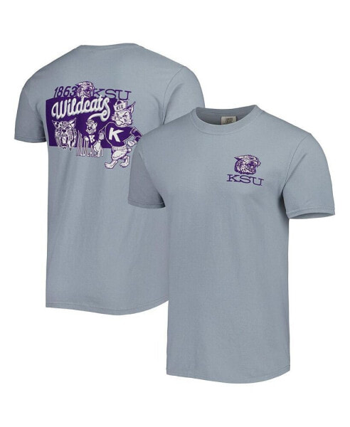 Men's Graphite Kansas State Wildcats Vault State Comfort T-shirt