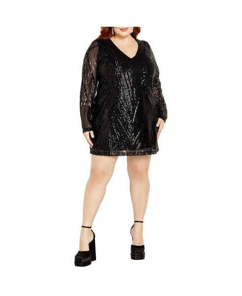 Plus Size Micah Sequin Dress