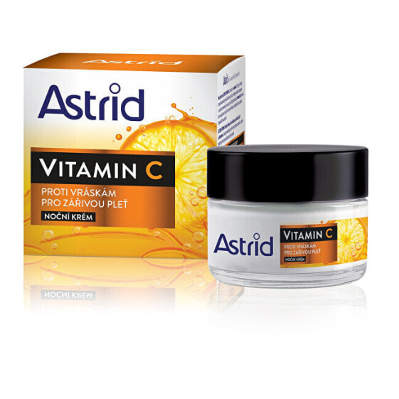 Night anti-wrinkle cream for radiant skin Vitamin C 50 ml