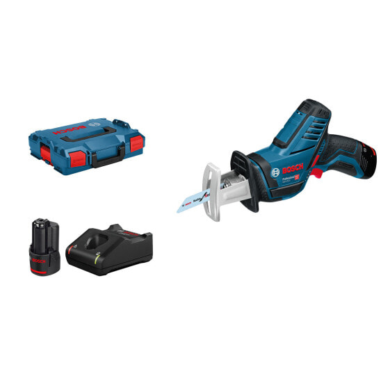 Bosch Akku-Säbelsäge GSA 12V-14 Professional 2x 3,0 Ah Akkus + Lader in L-BOXX