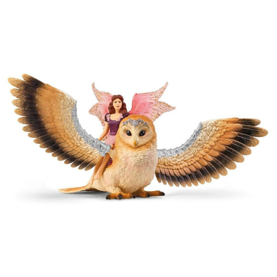Фигурка Schleich 70789 Fairy Flight Glam-Owl Toy (Волшебный Полет Совы-Модницы).