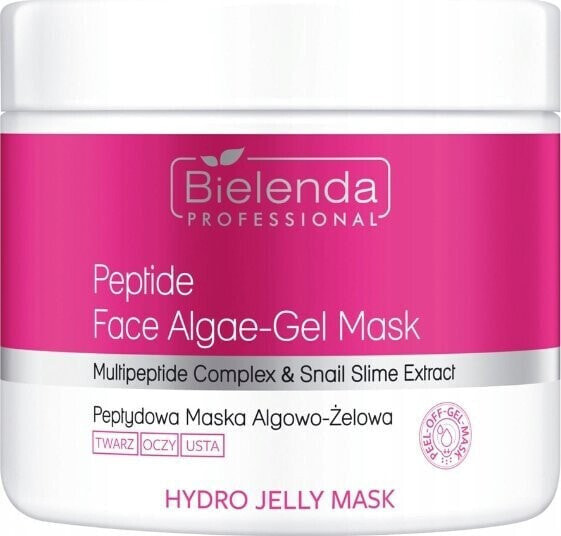 BIELENDA PROFESSIONAL_Hydro Jelly Mask przeciwzmarszczkowa maska algowo - żelowa z peptydami i śluzem ślimaka 190g