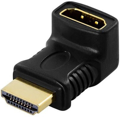 Deltaco HDMI-14B - HDMI 19-pin - HDMI 19-pin - Black