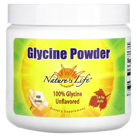 Glycine Powder, Unflavored, 400 g