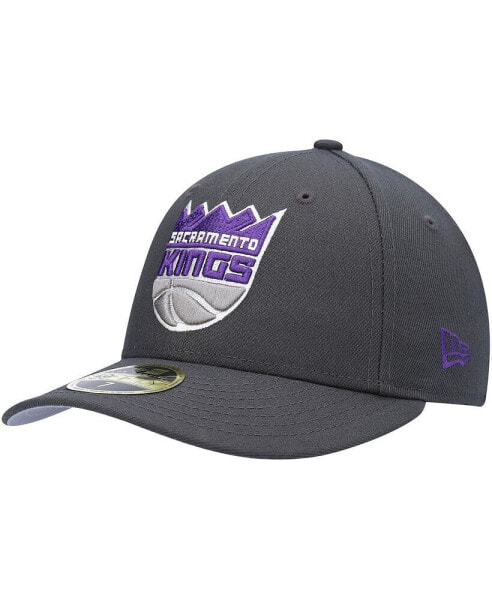 Men's Gray Sacramento Kings Team Low Profile 59FIFTY Fitted Hat