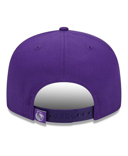 Men's Black Sacramento Kings Side Logo 9FIFTY Snapback Hat