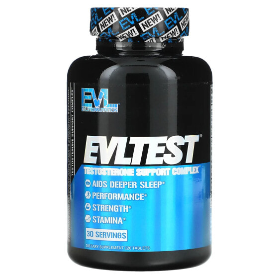 Комплекс поддержки тестостерона Evlution Nutrition EVLTest, 120 таблеток