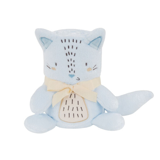 KIKKABOO Gift Blanket With 3D Little Fox Embroidery