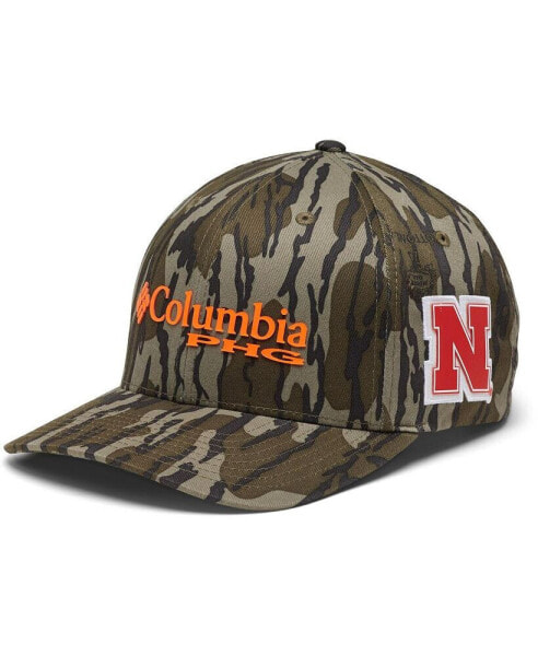 Men's Mossy Oak Camo Nebraska Huskers Bottomland Flex Hat