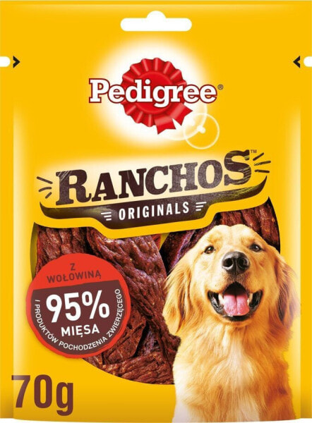 Pedigree PEDIGREE Ranchos Originals 70g - przysmak dla psów z wołowiną