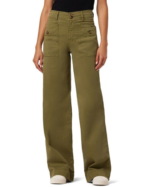 Joe's Jeans The Premium Burnt Olive Cargo Wide Leg Jean Women's 23